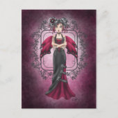 Gothic Faery Card Briefkaart (Voorkant)
