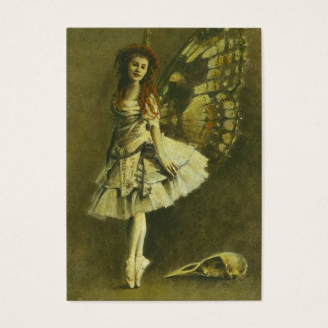 Gothic Fairy ACEO Artiesten Trading Kaart (Voorkant)