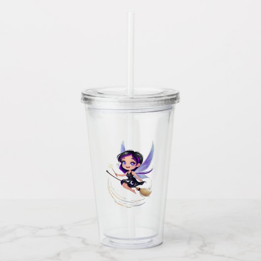 Gothic Fairy Acryl Drinkbeker (Voorkant)