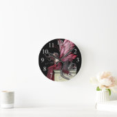 Gothic Fairy and Dragon Fantasy Art Clock Ronde Klok (Huis)
