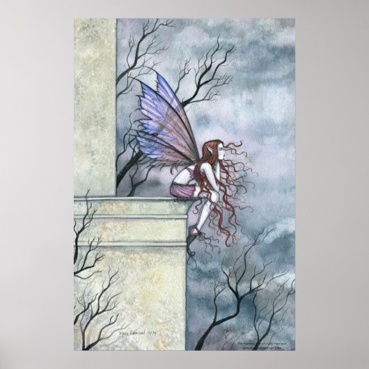 Gothic Fairy Art Poster van Molly Harrison (Voorkant)
