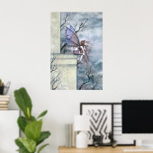 Gothic Fairy Art Poster van Molly Harrison (Thuiskantoor)