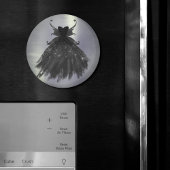 Gothic Fairy Black Gown | Vampy Glam Gothic Sheen Magneet