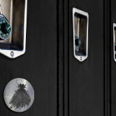 Gothic Fairy Black Gown | Vampy Glam Gothic Sheen Magneet