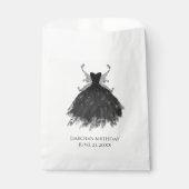 Gothic Fairy Black Gown | Vampy Gothic Dank u Bedankzakje (Voorkant)