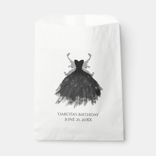 Gothic Fairy Black Gown | Vampy Gothic Dank u Bedankzakje (Voorkant)