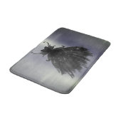 Gothic Fairy Black Gown | Vampy Gothic Glam Sheen Badmat (Gekanteld)