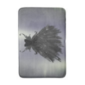 Gothic Fairy Black Gown | Vampy Gothic Glam Sheen Badmat (Voorkant Verticaal)