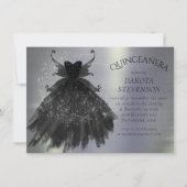 Gothic Fairy Black Gown | Vampy Gothic Glam Sheen Kaart (Voorkant)