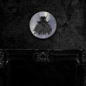 Gothic Fairy Black Gown | Vampy Gothic Glam Sheen Ronde Klok