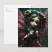 Gothic Fairy Briefkaart (Voorkant / Achterkant)