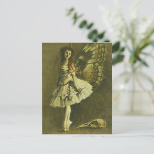Gothic Fairy Briefkaart (Staand voorkant)