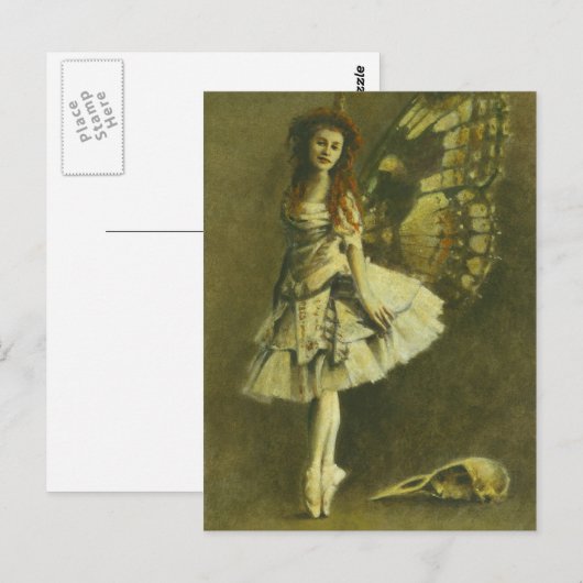 Gothic Fairy Briefkaart (Voorkant / Achterkant)