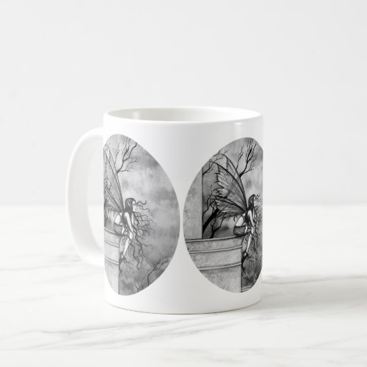 Gothic Fairy Coffee Mok van Molly Harrison (Voorkant links)