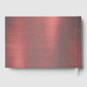 Gothic Fairy Crimson Gown | Deep Radiant Red Sheen Gastenboek (Achterkant)