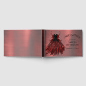 Gothic Fairy Crimson Gown | Deep Radiant Red Sheen Gastenboek (Volledig)