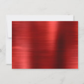 Gothic Fairy Crimson Gown | Deep Radiant Red Sheen Kaart (Achterkant)