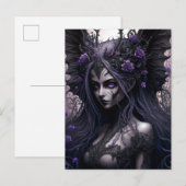 Gothic Fairy Dark Fantasy Art Briefkaart (Voorkant / Achterkant)