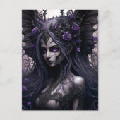 Gothic Fairy Dark Fantasy Art Briefkaart (Voorkant)