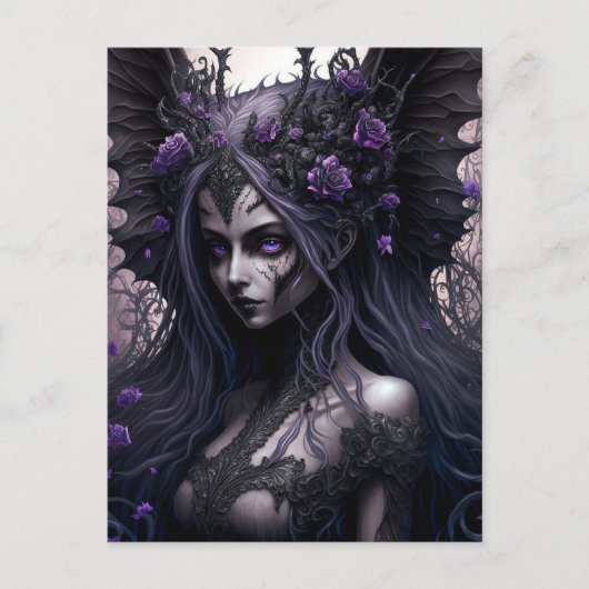 Gothic Fairy Dark Fantasy Art Briefkaart (Voorkant)