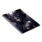 Gothic Fairy Dark Fantasy Art Notitieboek (Rechterzijde)