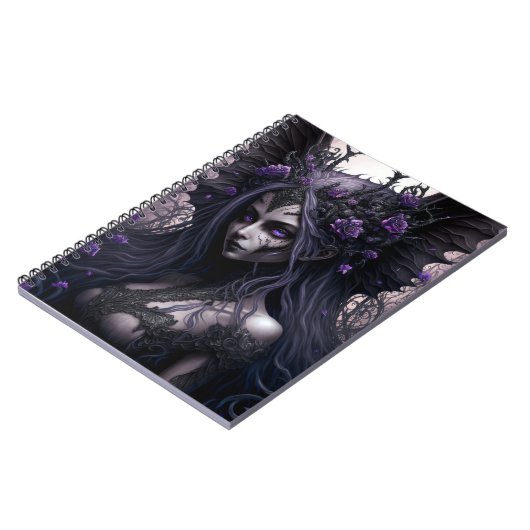 Gothic Fairy Dark Fantasy Art Notitieboek (Linkerzijde)