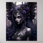 Gothic Fairy Dark Fantasy Art Poster (Voorkant)