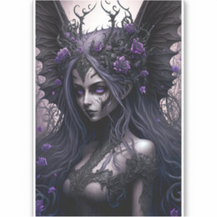 Gothic Fairy Dark Fantasy Art Sticker