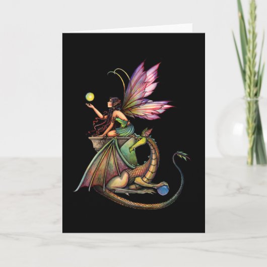 Gothic Fairy Dragon Kaart door Molly Harrison (Voorkant)