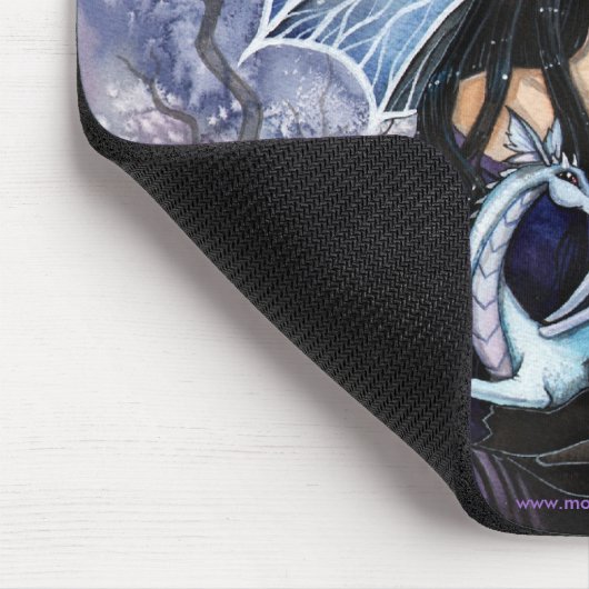 Gothic Fairy Dragon Mousepad van Molly Harrison Muismat (Hoek)