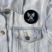 Gothic Fairy Dragon Pin, Button van Molly Harrison (In situ)