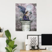 Gothic Fairy Dragon Poster Print door Molly Harris (Thuiskantoor)
