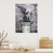 Gothic Fairy Dragon Poster Print door Molly Harris (Keuken)