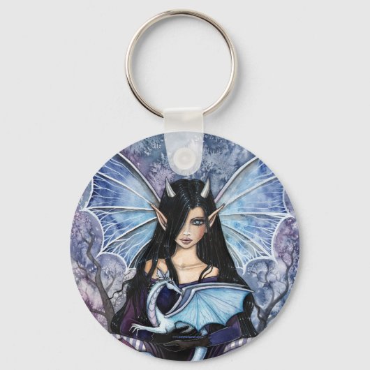 Gothic Fairy Dragon Sleutelhanger van Molly Harris (Voorkant)