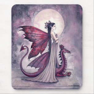 Gothic Fairy en Dragon Mousepad Muismat