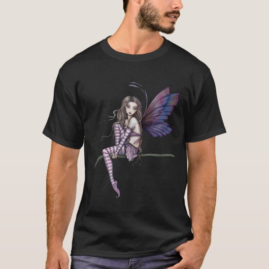 Gothic Fairy Fantasy Art T-shirt (Voorkant)