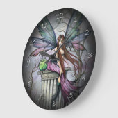Gothic Fairy Fantasy Art Wall klok (Hoek)