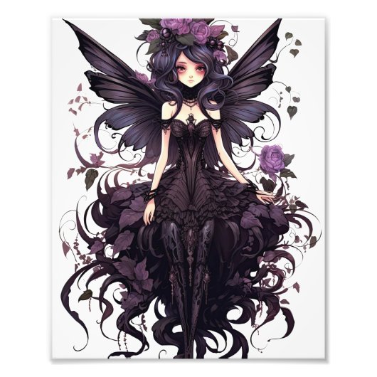 Gothic Fairy Foto Afdruk (Voorkant)