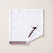 Gothic Fairy Fuchsia Gown | Punk Roze Magenta Bad Handdoek (Wasdoekje)