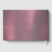 Gothic Fairy Fuchsia Gown | Punk Roze Magenta Gastenboek (Achterkant)