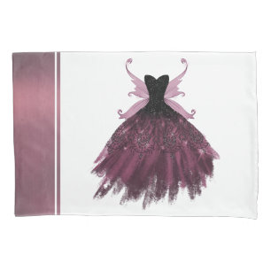 Gothic Fairy Fuchsia Gown Punk Roze Magenta Kussensloop