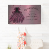 Gothic Fairy Fuchsia Gown | Punk Roze Magenta Spandoek (Insitu)