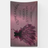 Gothic Fairy Fuchsia Gown | Punk Roze Magenta Spandoek (Verticaal)