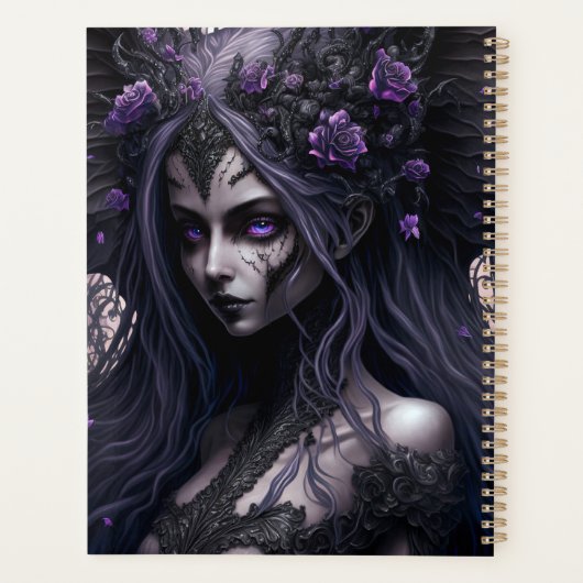 Gothic Fairy Gothic Fantasy Art Planner (Achterkant)