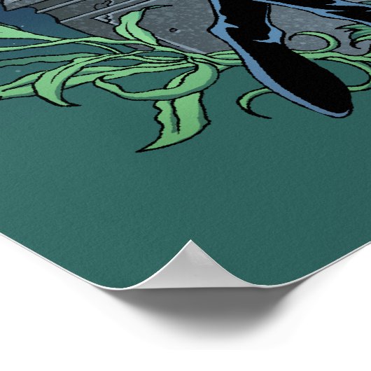 Gothic Fairy Grave Sitting with Tears by Al Rio Poster (Hoek)