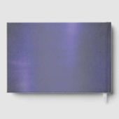 Gothic Fairy Indigo Gown | Deep Royal Paarse Sheen Gastenboek (Achterkant)