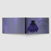 Gothic Fairy Indigo Gown | Deep Royal Paarse Sheen Gastenboek (Volledig)