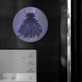Gothic Fairy Indigo Gown | Deep Royal Paarse Sheen Magneet