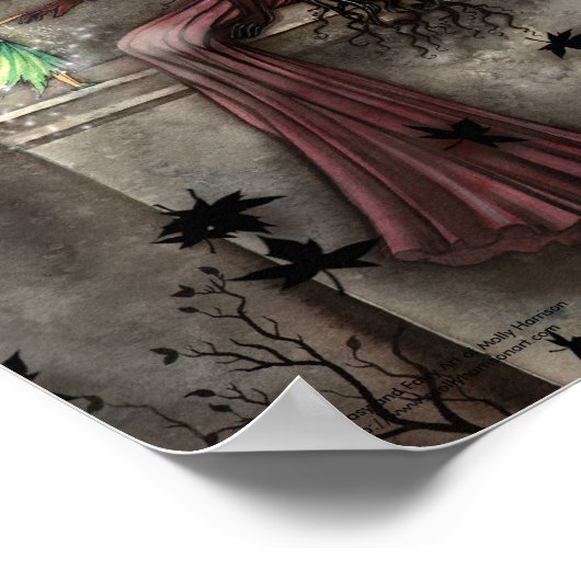 Gothic Fairy Poster Fantasy Art Print (Hoek)