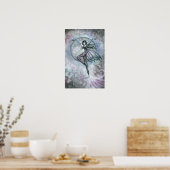 Gothic Fairy Poster Print (Keuken)